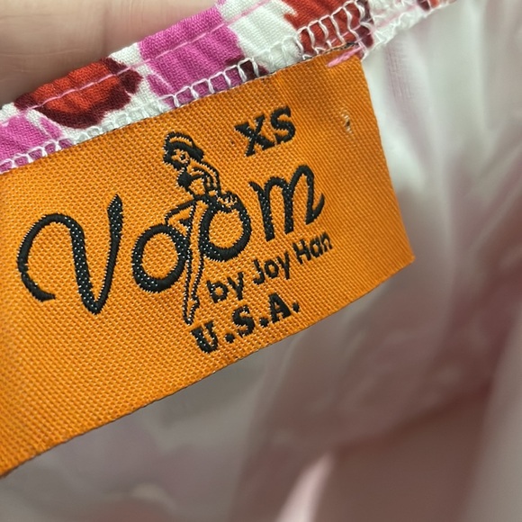 Voom By Joy Han Off The Shoulder Ikat Pink Mini Dress - Picture 6 of 8